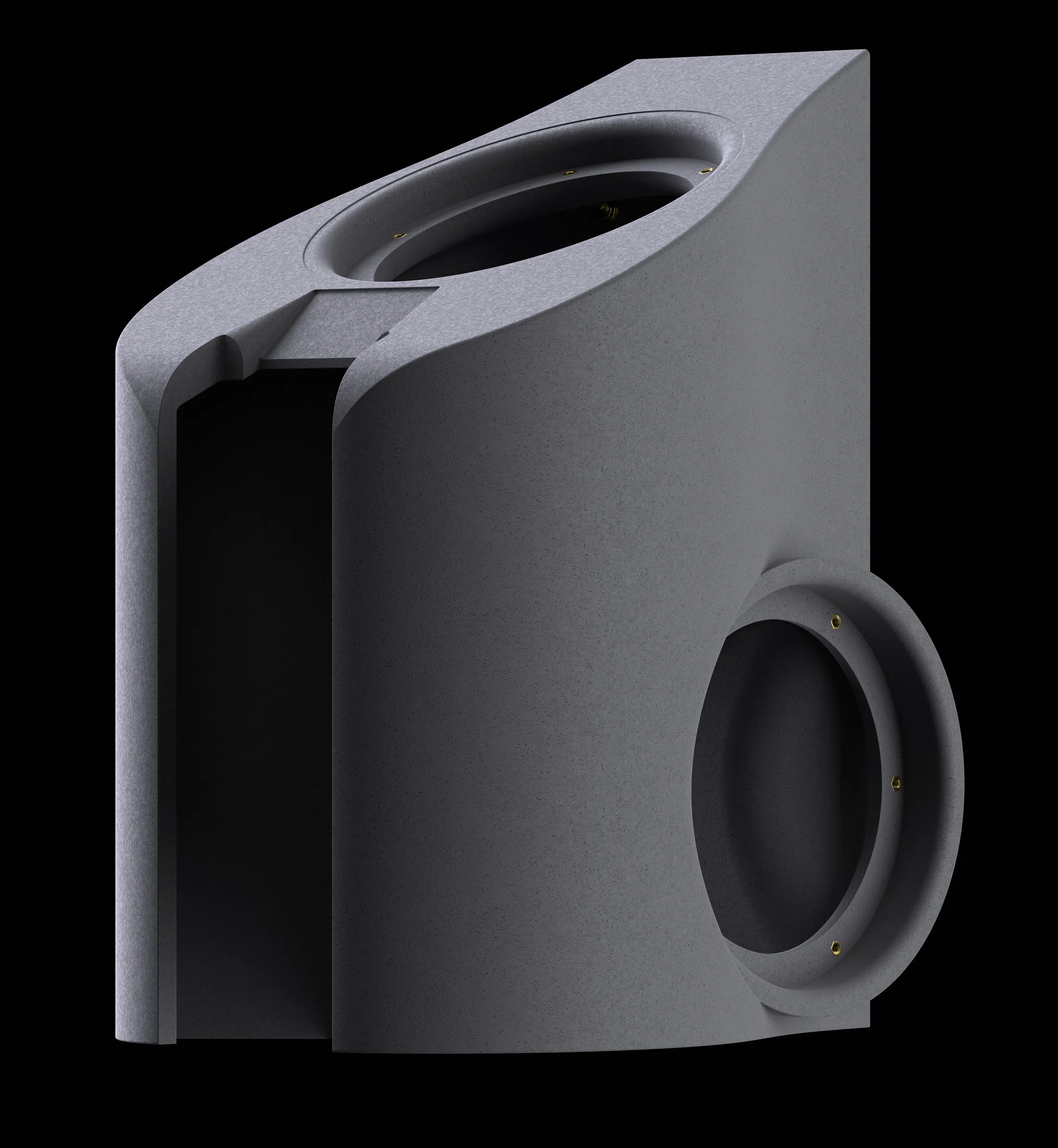 Internal view of ARMAT X structure without final damping.